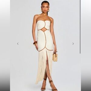 Azulu Joaquina Dress in Ecru